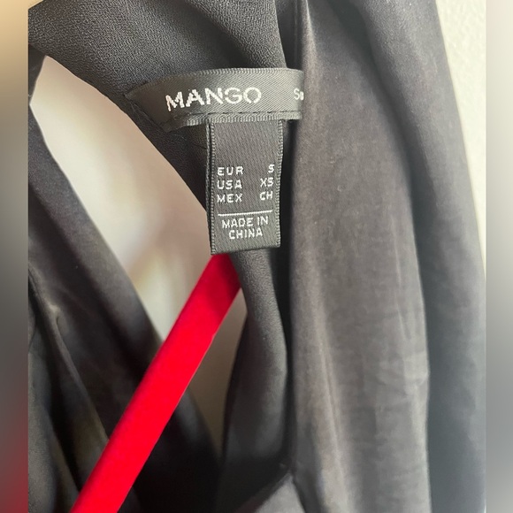 Mango High Neck Sleeveless Black A Line Dress Size XS - Picture 5 of 5
